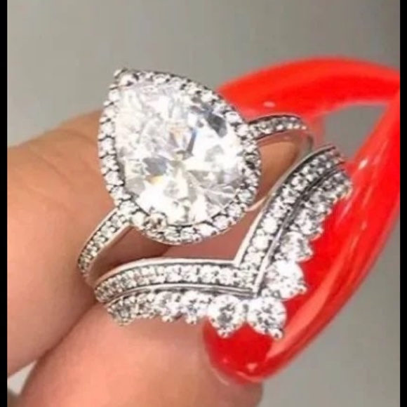 Two New beautiful Pandora Rings, Size 6,7, & 8 - Picture 3 of 7